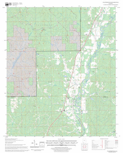 Plantersville, AL FSTopo Legacy Preview 1