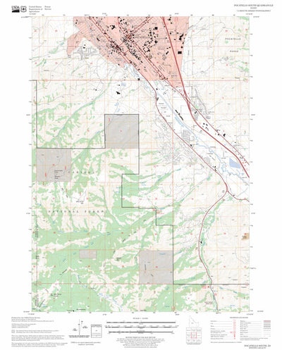 Pocatello South, ID FSTopo Legacy Preview 1