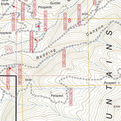 Poleta Canyon, CA FSTopo Legacy Preview 3