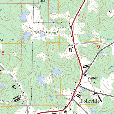Polkville, MS FSTopo Legacy Preview 3