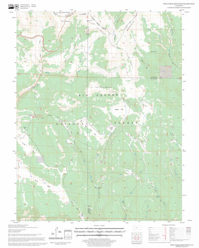 Pool Table Mountain, CO FSTopo Legacy Preview 1