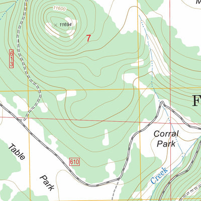 Pool Table Mountain, CO FSTopo Legacy Preview 2