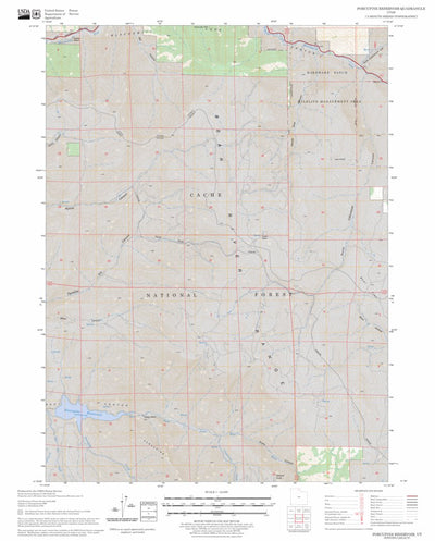 Porcupine Reservoir, UT FSTopo Legacy Preview 1