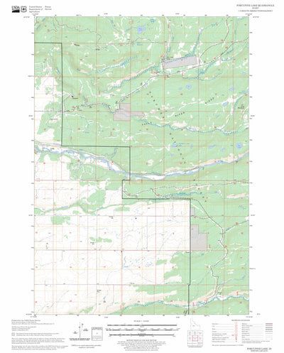 Porcupine Lake, ID FSTopo Legacy Preview 1