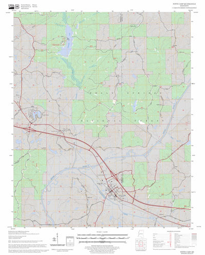 Potts Camp, MS FSTopo Legacy Preview 1