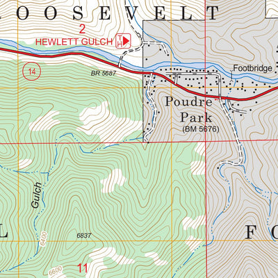 Poudre Park, CO FSTopo Legacy Preview 2