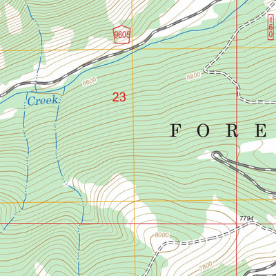 Potosi Peak, MT FSTopo Legacy Preview 2