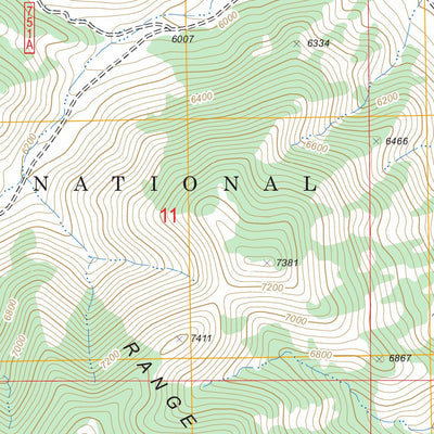 Powell Mountain NE, NV FSTopo Legacy Preview 3