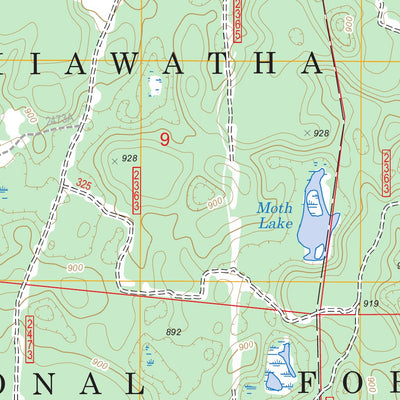 Powell Lake, MI FSTopo Legacy Preview 2