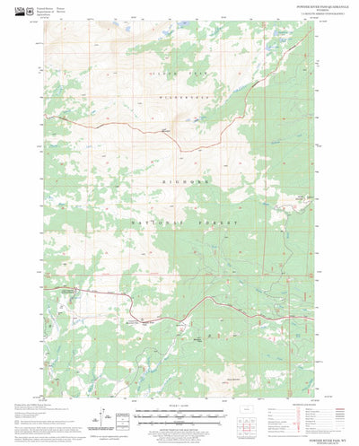 Powder River Pass, WY FSTopo Legacy Preview 1