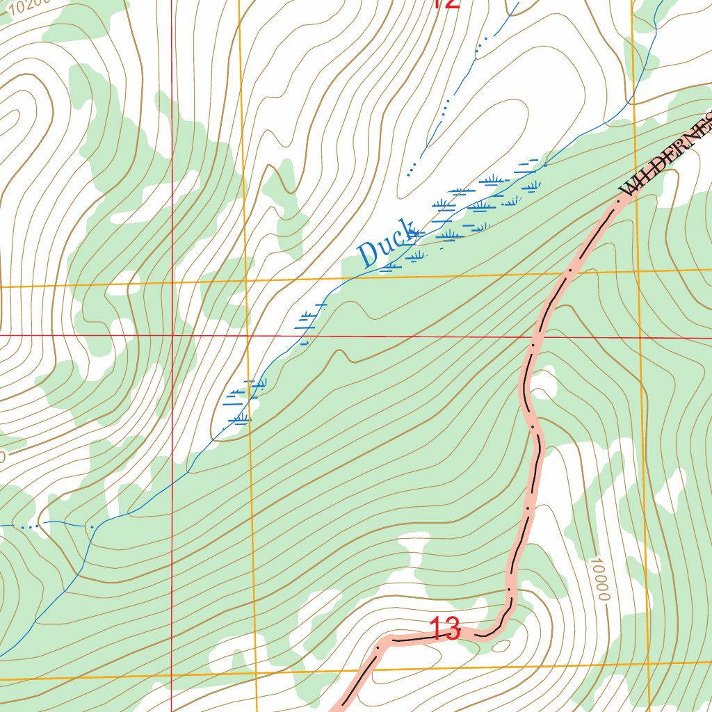 Powder River Pass, WY FSTopo Legacy Map by US Forest Service - Topo ...