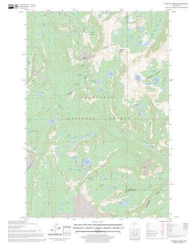 Pozega Lakes, MT FSTopo Legacy Preview 1