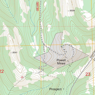 Pozega Lakes, MT FSTopo Legacy Preview 3