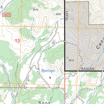 Pozo Summit, CA FSTopo Legacy Preview 2