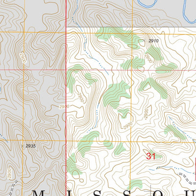 Pretty Butte, ND FSTopo Legacy Preview 3
