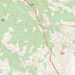 Ptarmigan Mountain, WY FSTopo Legacy Preview 3