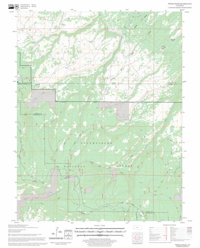 Pryor Creek, CO FSTopo Legacy Preview 1