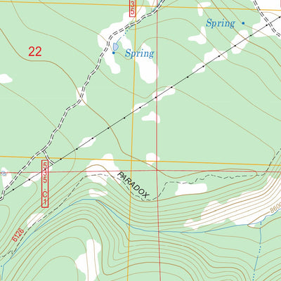 Pryor Creek, CO FSTopo Legacy Preview 2