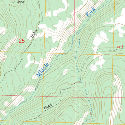 Pryor Creek, CO FSTopo Legacy Preview 3