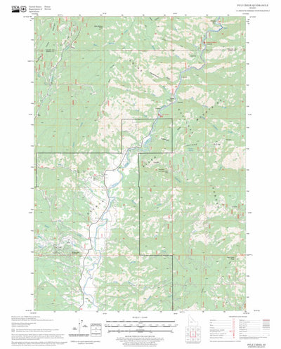 Pyle Creek, ID FSTopo Legacy Preview 1