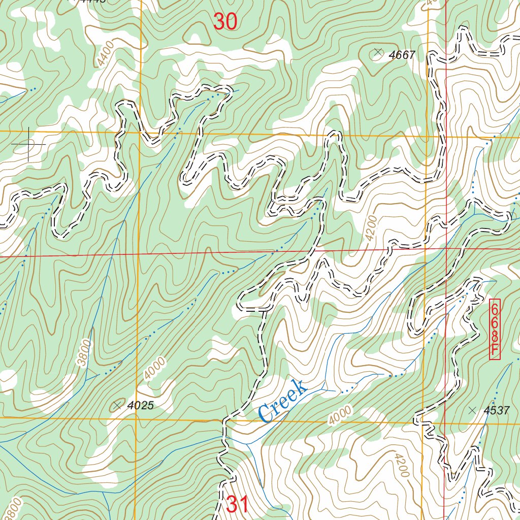 Pyle Creek, ID FSTopo Legacy Map by US Forest Service - Topo | Avenza Maps