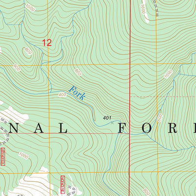Quail Prairie Mountain, OR FSTopo Legacy Preview 2