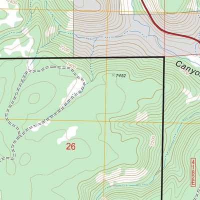 Queens Head, NM FSTopo Legacy Preview 2