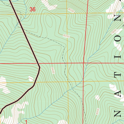 Quinn Peak, CA FSTopo Legacy Preview 2