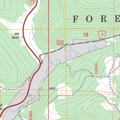 Radial Mountain, CO FSTopo Legacy Preview 2