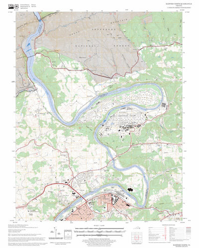 Radford North, VA FSTopo Legacy Preview 1