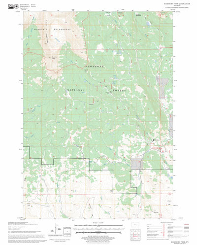 Ramshorn Peak, WY FSTopo Legacy Preview 1