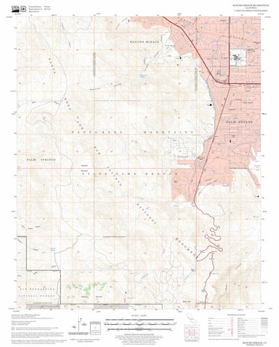 Rancho Mirage, CA FSTopo Legacy Preview 1