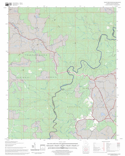 Rainy Mountain, GA - SC FSTopo Legacy Preview 1