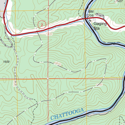 Rainy Mountain, GA - SC FSTopo Legacy Preview 2
