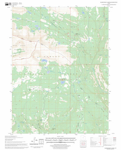 Rasmussen Lakes, UT FSTopo Legacy Preview 1