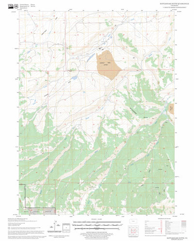 Rattlesnake Butte, CO FSTopo Legacy Preview 1