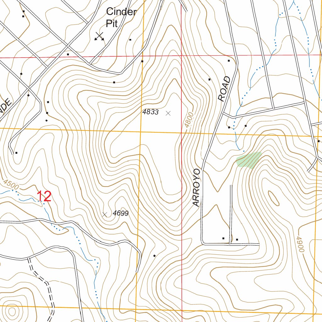 Rattlesnake Butte, CA FSTopo Legacy Map by US Forest Service - Topo ...