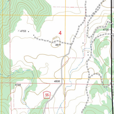 Red Canyon Creek, WY FSTopo Legacy Preview 2