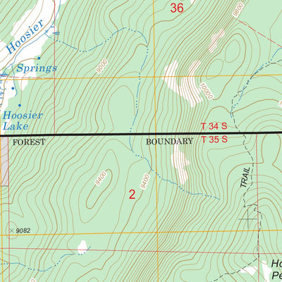 Red Creek Reservoir, UT FSTopo Legacy Preview 3