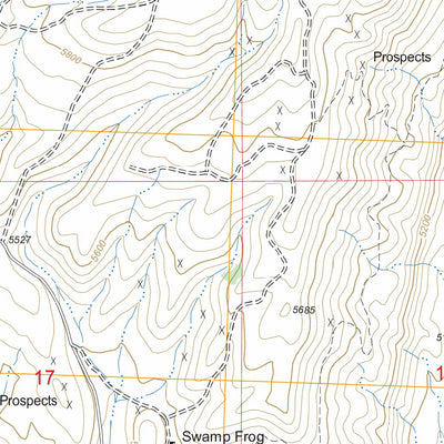 Red Pryor Mountain, MT - WY FSTopo Legacy Preview 2
