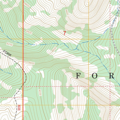 Red Top Mountain, WY FSTopo Legacy Preview 2