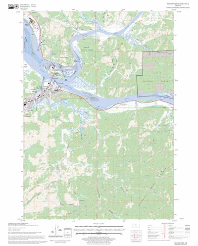 Reedsport, OR FSTopo Legacy Preview 1