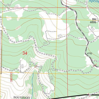 Reecer Canyon, WA FSTopo Legacy Preview 2