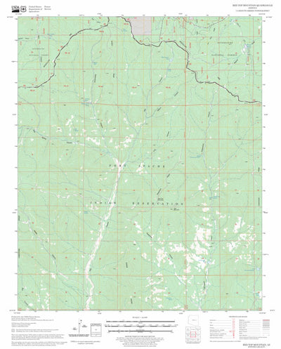 Red Top Mountain, AZ FSTopo Legacy Preview 1