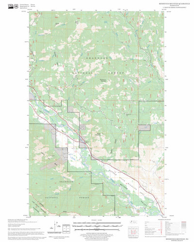 Rendevous Mountain, WA FSTopo Legacy Preview 1