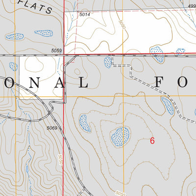 Reno Flats, WY FSTopo Legacy Preview 2