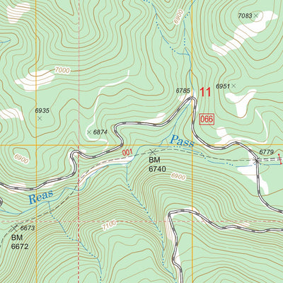 Reas Pass, ID - WY FSTopo Legacy Preview 3