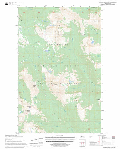Remmel Mountain, WA FSTopo Legacy Preview 1