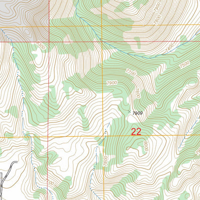 Reno Hill, WY FSTopo Legacy Preview 2