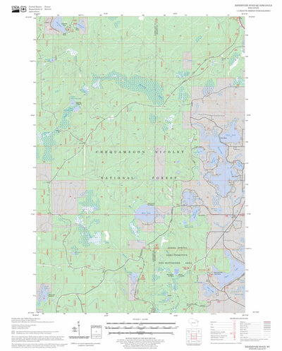 Reservoir Pond, WI FSTopo Legacy Preview 1